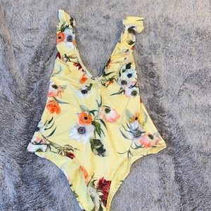 One piece bathing suit